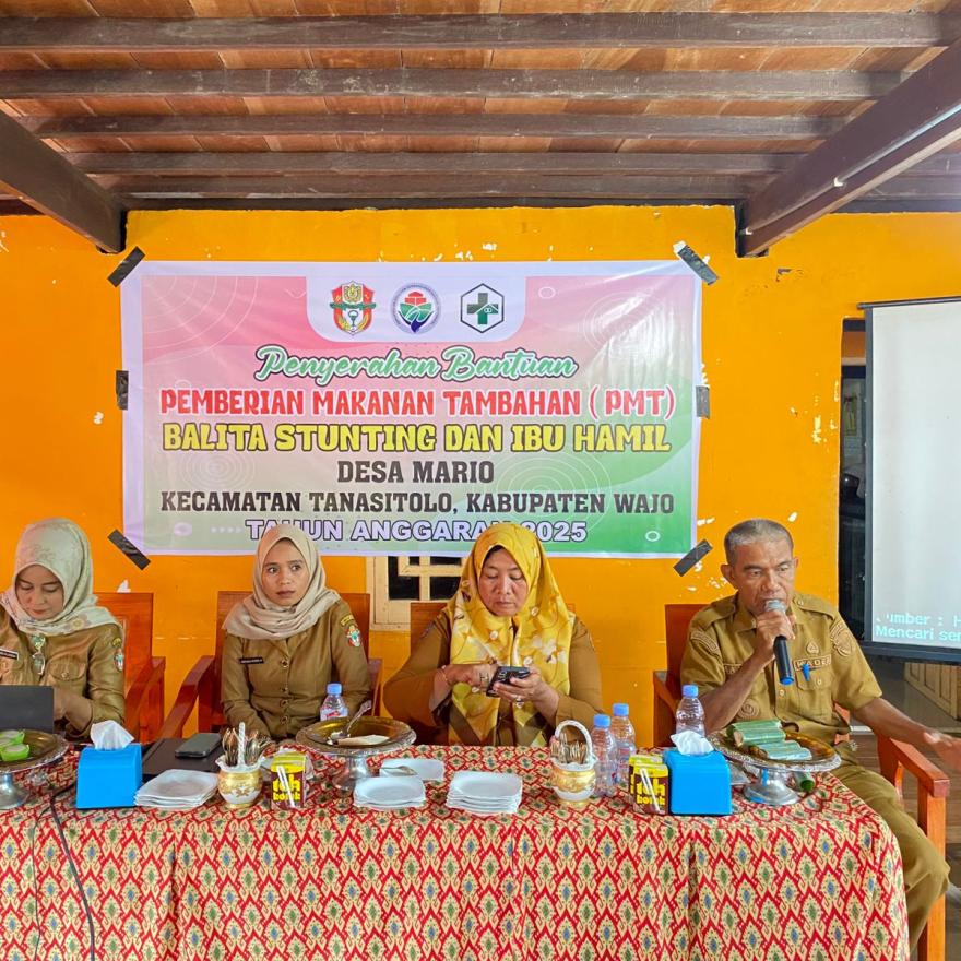 Pemberian Makanan Tambahan Balita Stunting dan Ibu Hamil