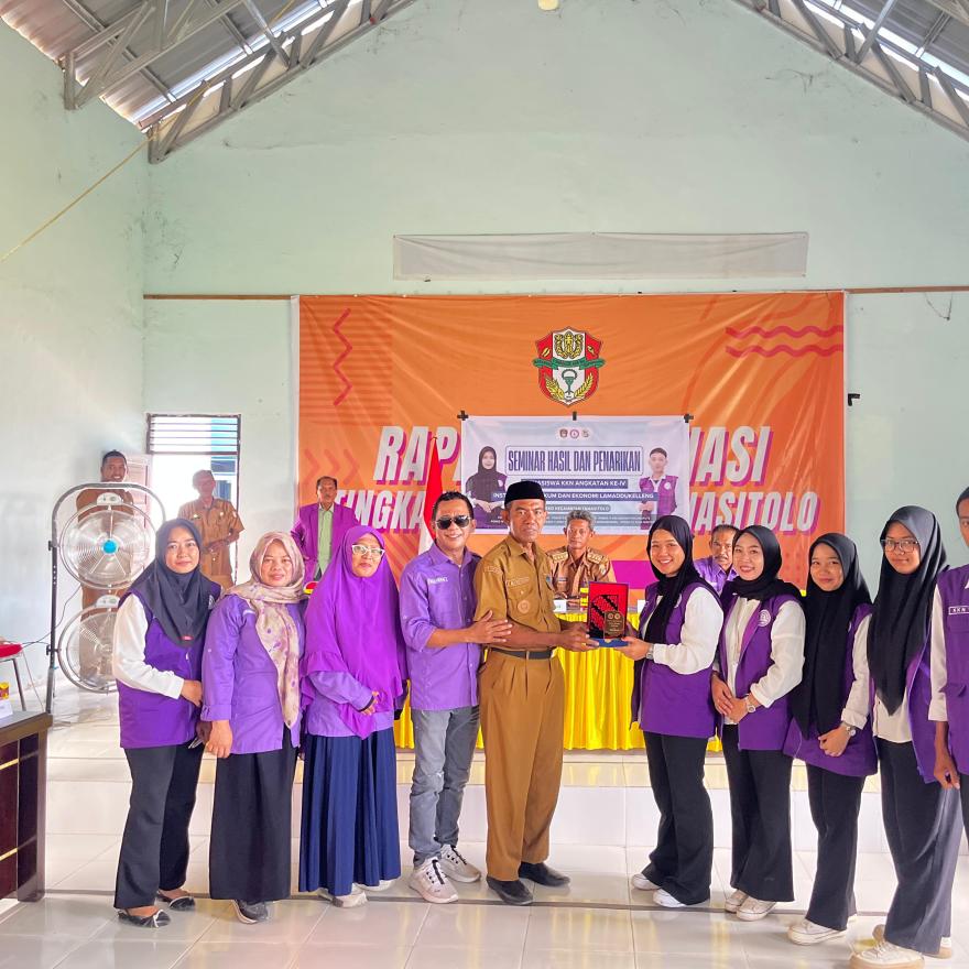 Seminar Hasil dan Penarikan Mahasiswa KKN Lamaddukelleng Posko 5 Desa Mario