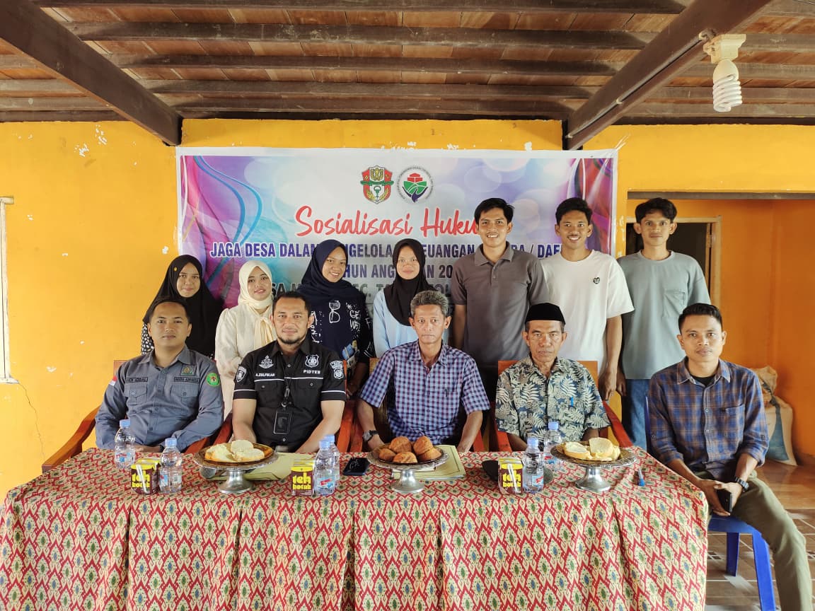 Sosialisasi Hukum “Jaga Desa” Tahun Anggaran 2025 di Desa Mario