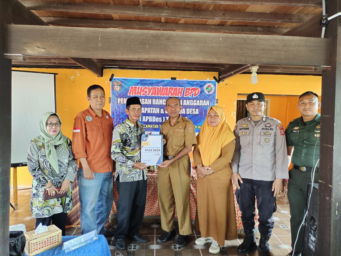 BPD Desa Mario Gelar Musyawarah Pembahasan Rancangan APBDes Tahun Anggaran 2026