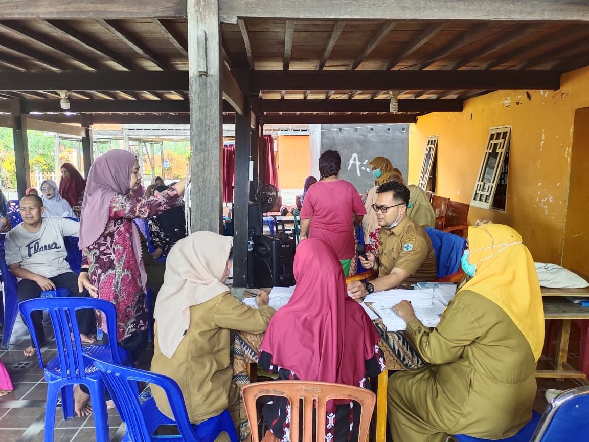 UPTD Puskesmas Wewangrewu Laksanakan Cek Kesehatan Gratis di Desa Mario